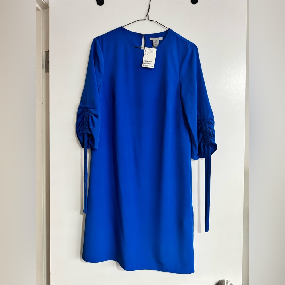 H&M blue dress